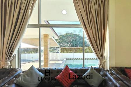 มินนี่ พลูวิลล่า 4 ห้องนอน ให้เช่า หัวหิน ซอย 70 – บ้านหรูพร้อมสระว่ายน้ำส่วนตัว