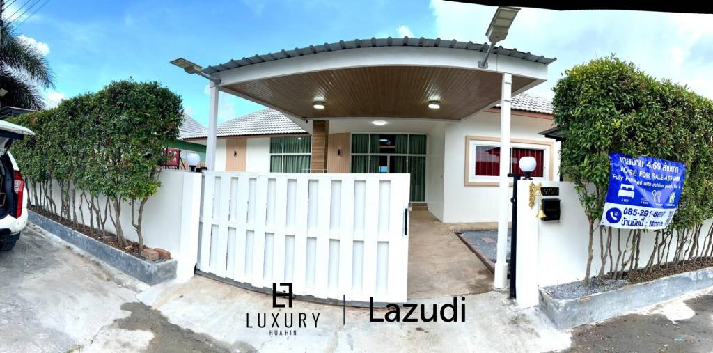 มินนี่ พลูวิลล่า 4 ห้องนอน ให้เช่า หัวหิน ซอย 70 – บ้านหรูพร้อมสระว่ายน้ำส่วนตัว