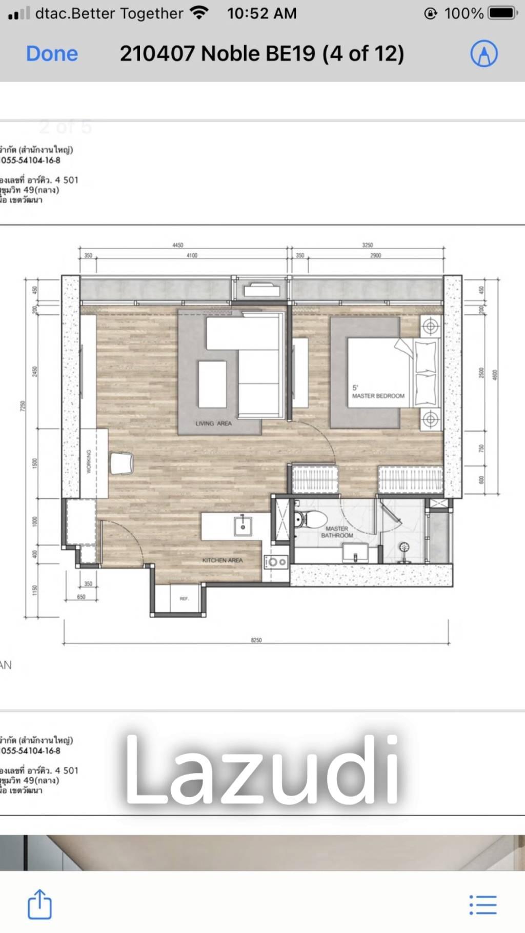 1bed 1bath 50Sqm for sale at Noble be19