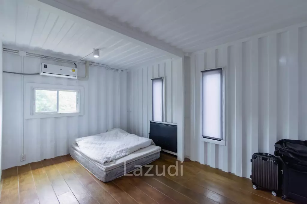 MODERN LOFT-STYLE CONTAINER HOME : 4 bed on large plot 2 rai