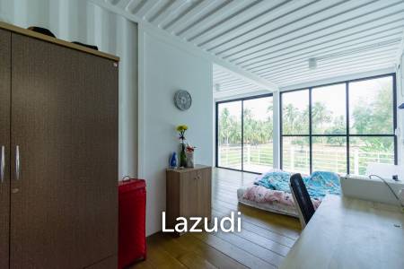 MODERN LOFT-STYLE CONTAINER HOME : 4 bed on large plot 2 rai