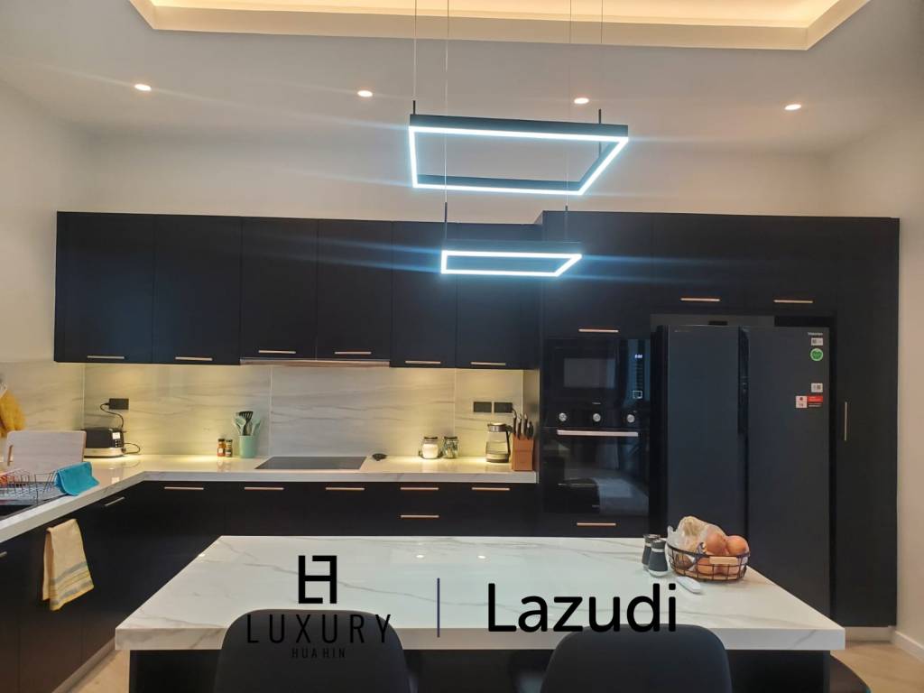 วิลล่าหรูชั้นเดียว 194 ตร.ม. พร้อมสระว่ายน้ำส่วนตัว ทำเลทับใต้ หัวหิน