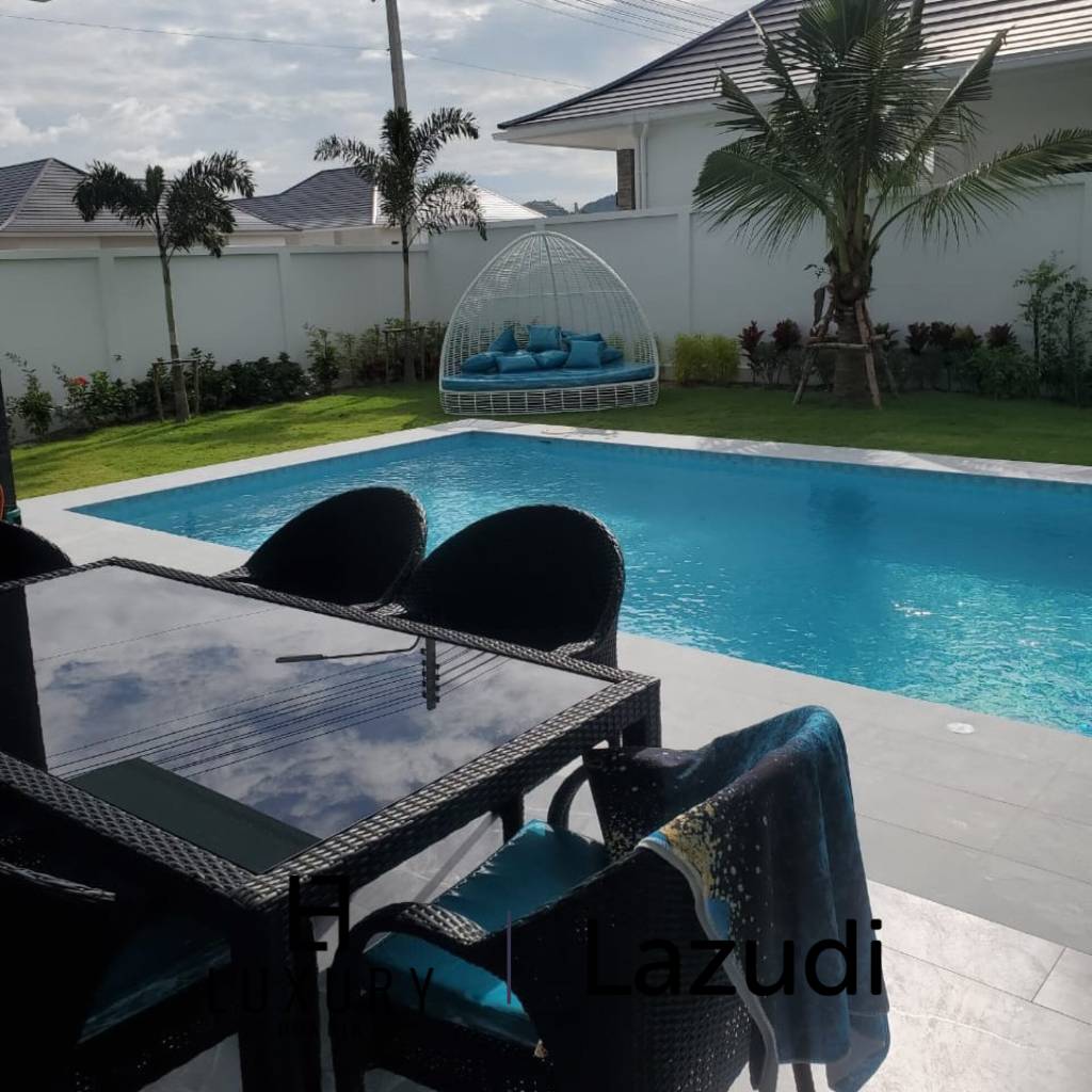 วิลล่าหรูชั้นเดียว 194 ตร.ม. พร้อมสระว่ายน้ำส่วนตัว ทำเลทับใต้ หัวหิน