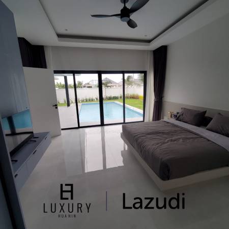 วิลล่าหรูชั้นเดียว 194 ตร.ม. พร้อมสระว่ายน้ำส่วนตัว ทำเลทับใต้ หัวหิน