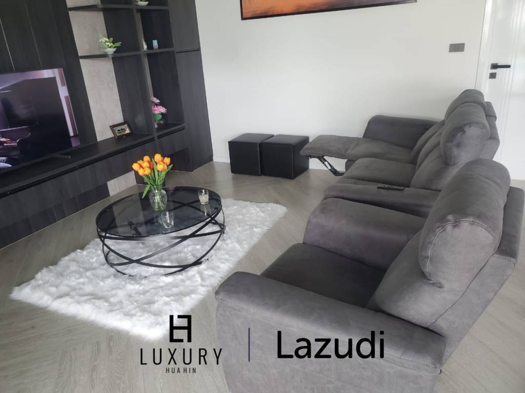 วิลล่าหรูชั้นเดียว 194 ตร.ม. พร้อมสระว่ายน้ำส่วนตัว ทำเลทับใต้ หัวหิน