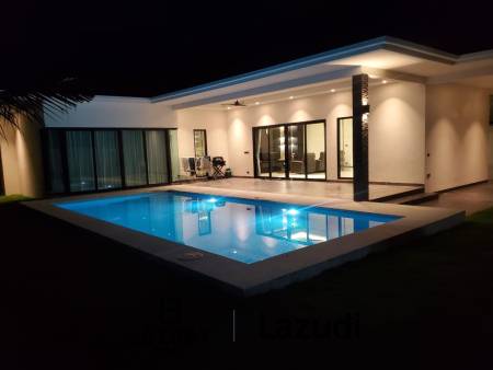 วิลล่าหรูชั้นเดียว 194 ตร.ม. พร้อมสระว่ายน้ำส่วนตัว ทำเลทับใต้ หัวหิน