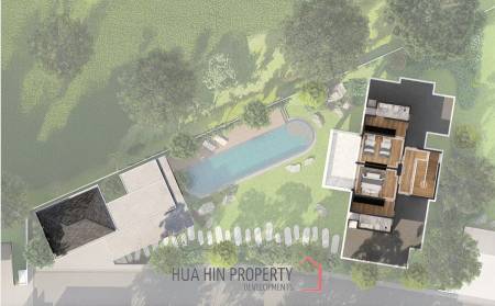 415.60 sqm Luxury Pool villa in The Lake Park Hua Hin