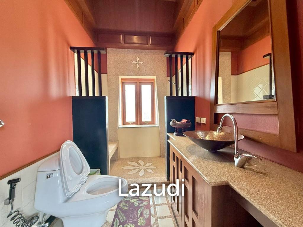 Iconic Thai-Bali Luxury Villa for Sale Dharawadi Na Jomtien