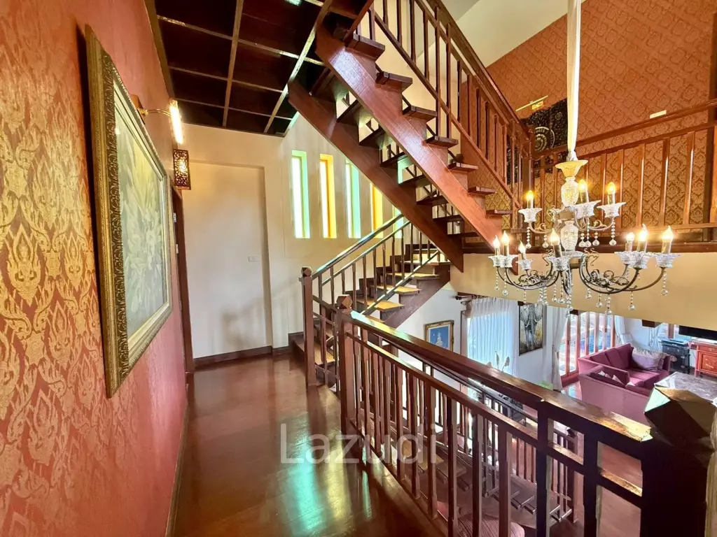 Iconic Thai-Bali Luxury Villa for Sale Dharawadi Na Jomtien