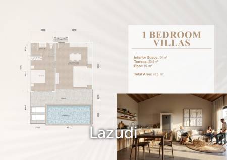 1 Bed Villa - Only 3 minutes walk to Lamai Beach