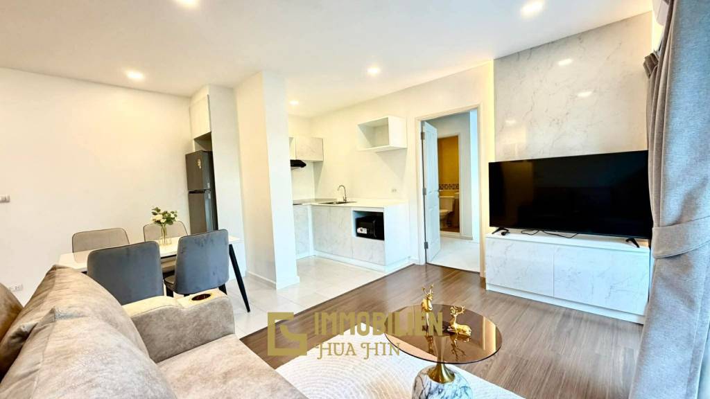 Жилая площадь 61 кв.м / 2 спальни + 2 ванные комнаты / балкон