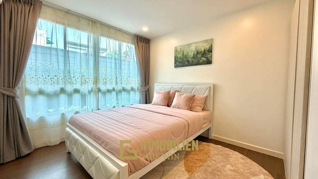 Жилая площадь 61 кв.м / 2 спальни + 2 ванные комнаты / балкон