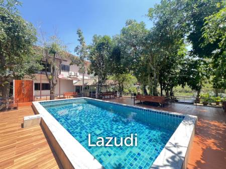 ขายโรงแรม 19 ห้องพักวิวติดหนองน้ำพร้อมสระว่ายน้ำใกล้ตัวเมือง