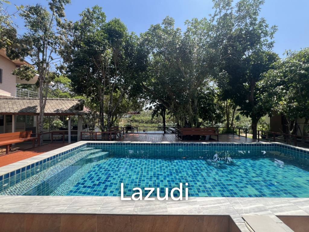 ขายโรงแรม 19 ห้องพักวิวติดหนองน้ำพร้อมสระว่ายน้ำใกล้ตัวเมือง