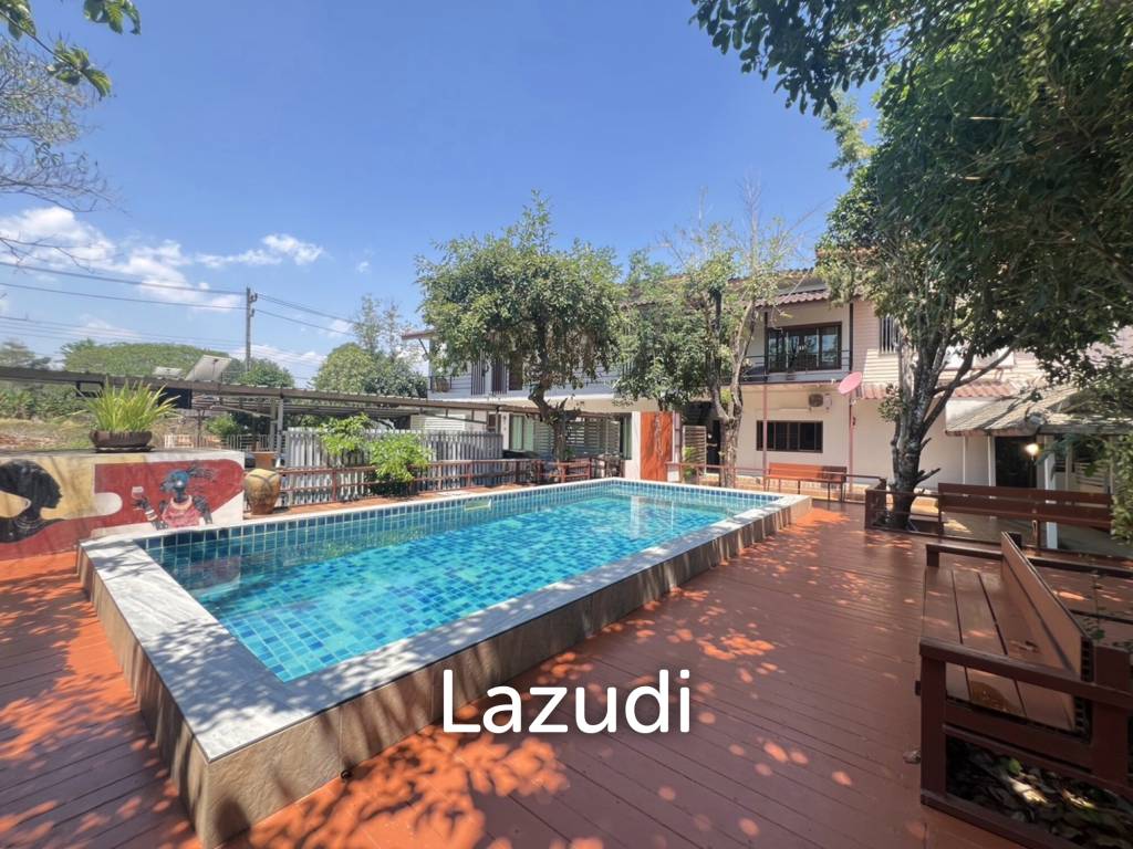 ขายโรงแรม 19 ห้องพักวิวติดหนองน้ำพร้อมสระว่ายน้ำใกล้ตัวเมือง