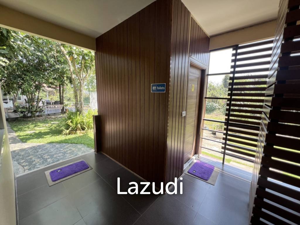 ขายโรงแรม 19 ห้องพักวิวติดหนองน้ำพร้อมสระว่ายน้ำใกล้ตัวเมือง