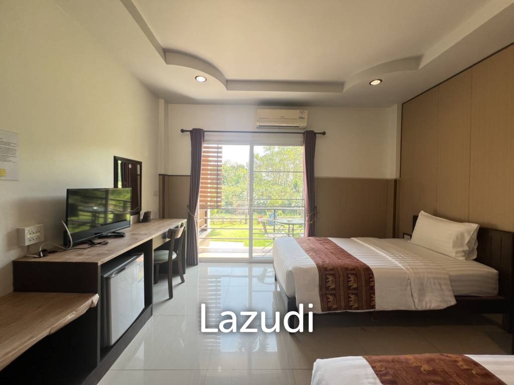 ขายโรงแรม 19 ห้องพักวิวติดหนองน้ำพร้อมสระว่ายน้ำใกล้ตัวเมือง