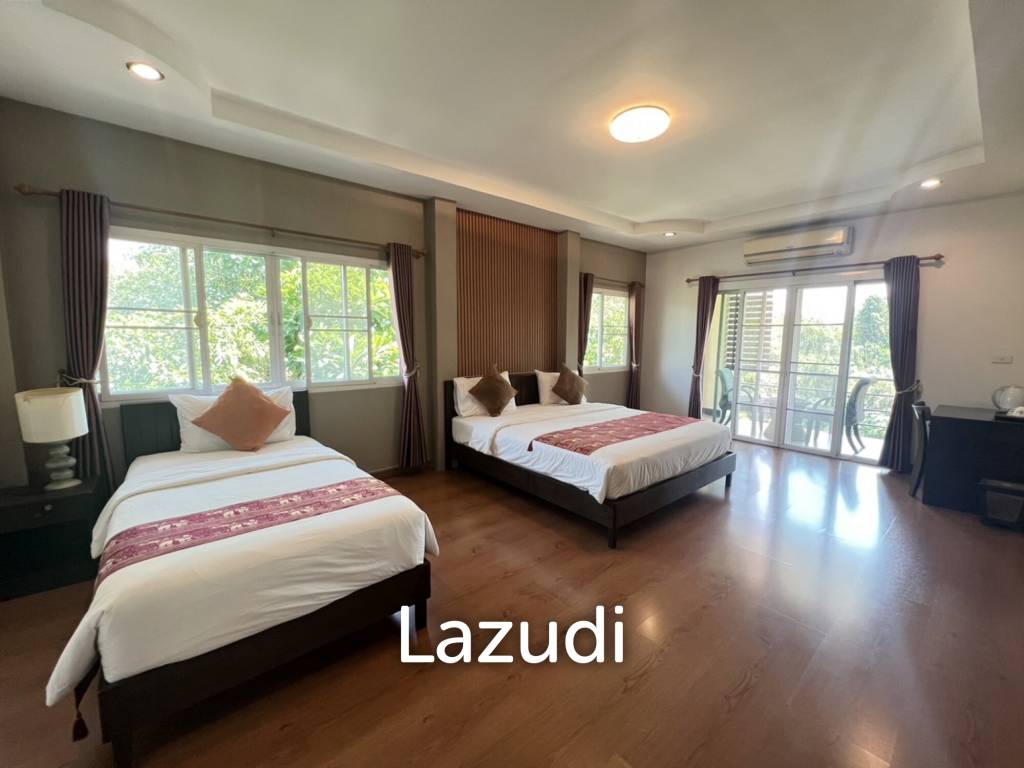 ขายโรงแรม 19 ห้องพักวิวติดหนองน้ำพร้อมสระว่ายน้ำใกล้ตัวเมือง