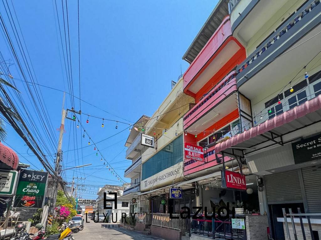 ทาวน์เฮ้าส์ 48 ตร.ม. ใจกลางหัวหิน 4 ห้องนอน ฟรีโฮลด์.