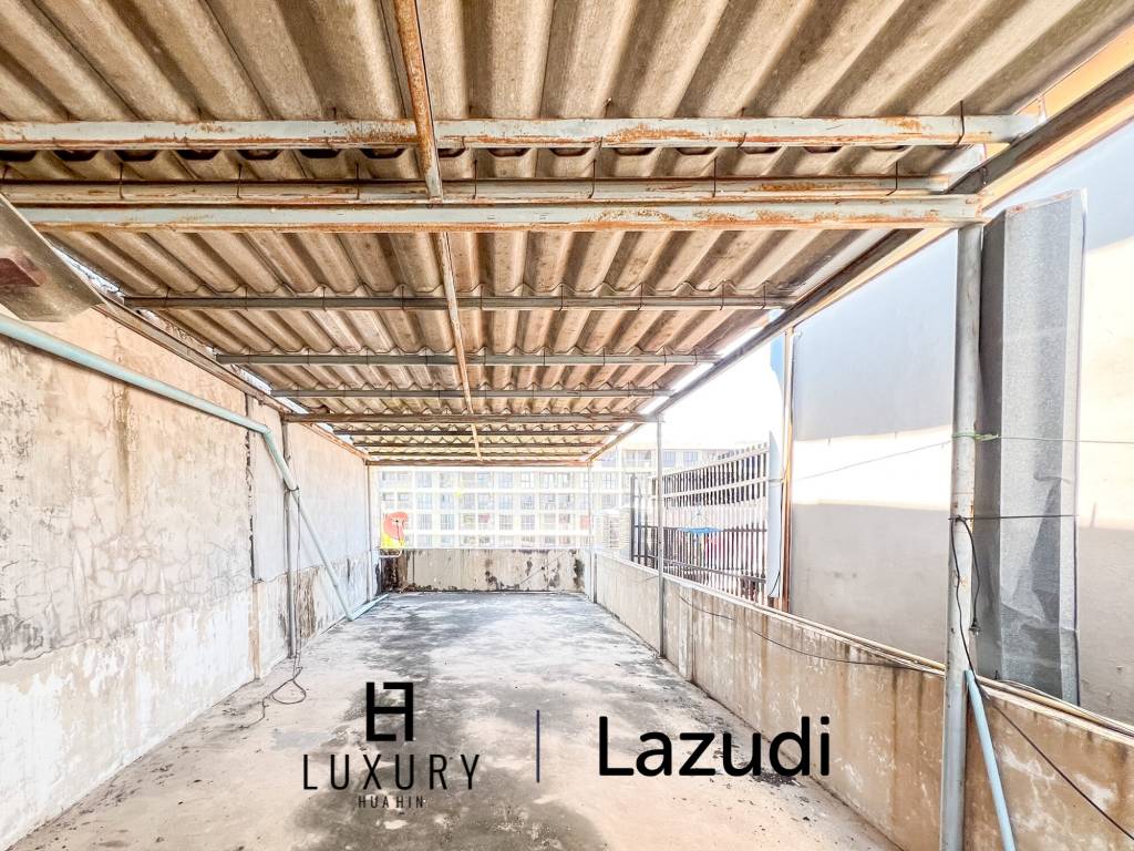 ทาวน์เฮ้าส์ 48 ตร.ม. ใจกลางหัวหิน 4 ห้องนอน ฟรีโฮลด์.