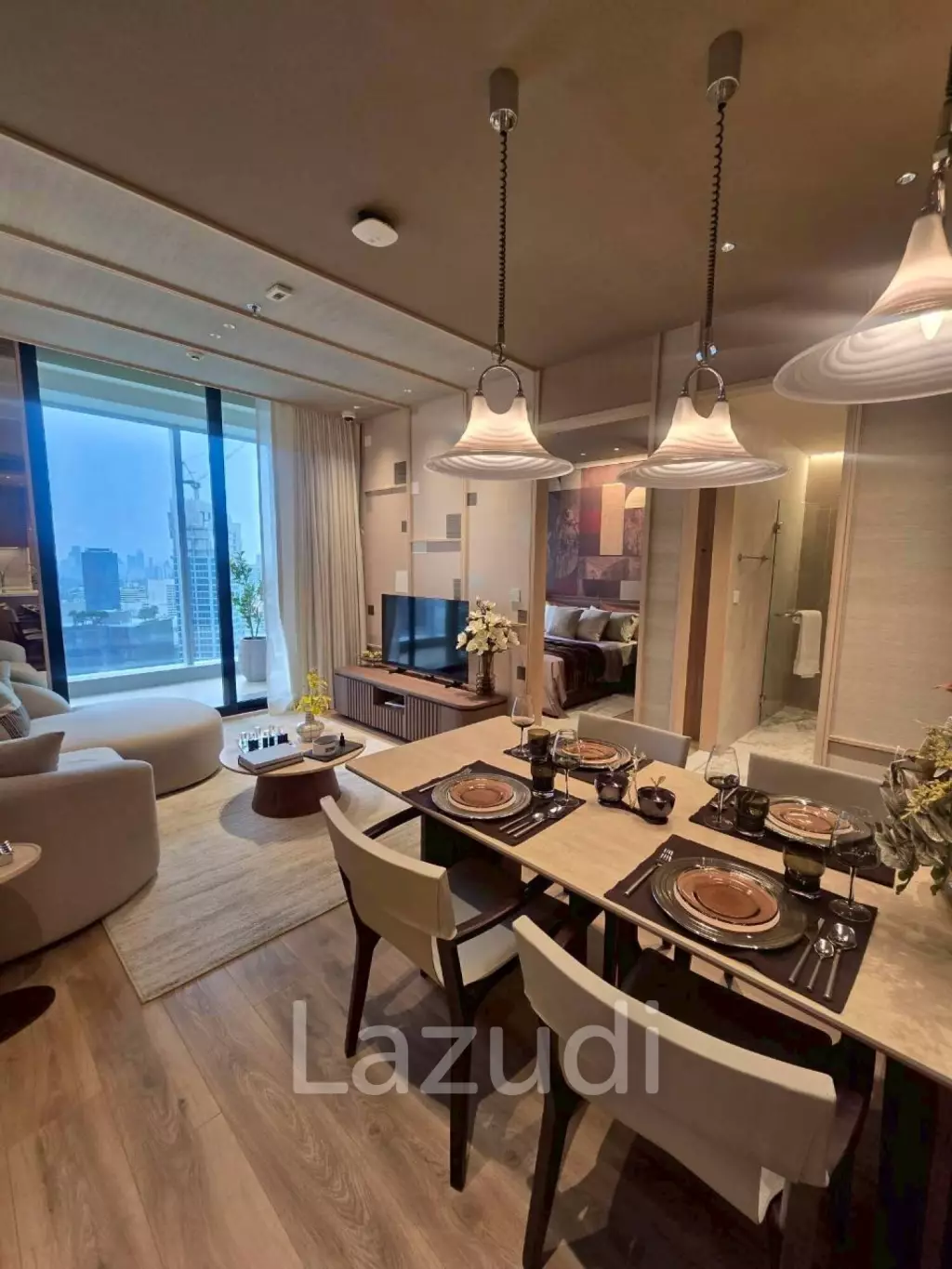72.96 sqm 2 Bed Condo on 27th Floor at Noble Emmerse Phrom Phong, Khlong Toei