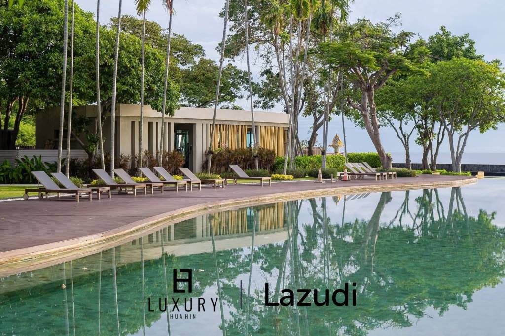 คอนโดติดทะเลหัวหิน 55 ตร.ม. 1 ห้องนอน สระว่ายน้ำขนาดใหญ่