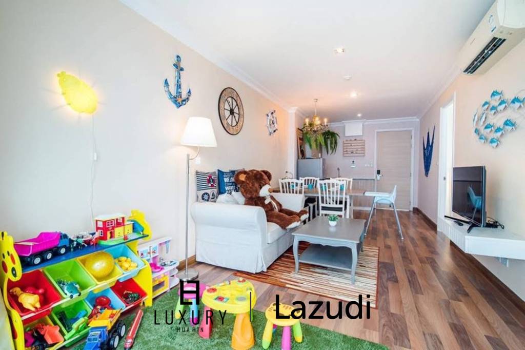 คอนโดมายรีสอร์ท 65 ตร.ม. ชั้น 3 แต่งครบ ย่านหนองแก หัวหิน