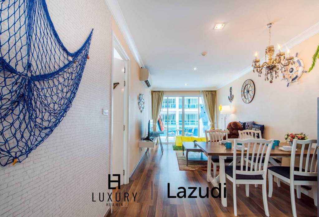 คอนโดมายรีสอร์ท 65 ตร.ม. ชั้น 3 แต่งครบ ย่านหนองแก หัวหิน