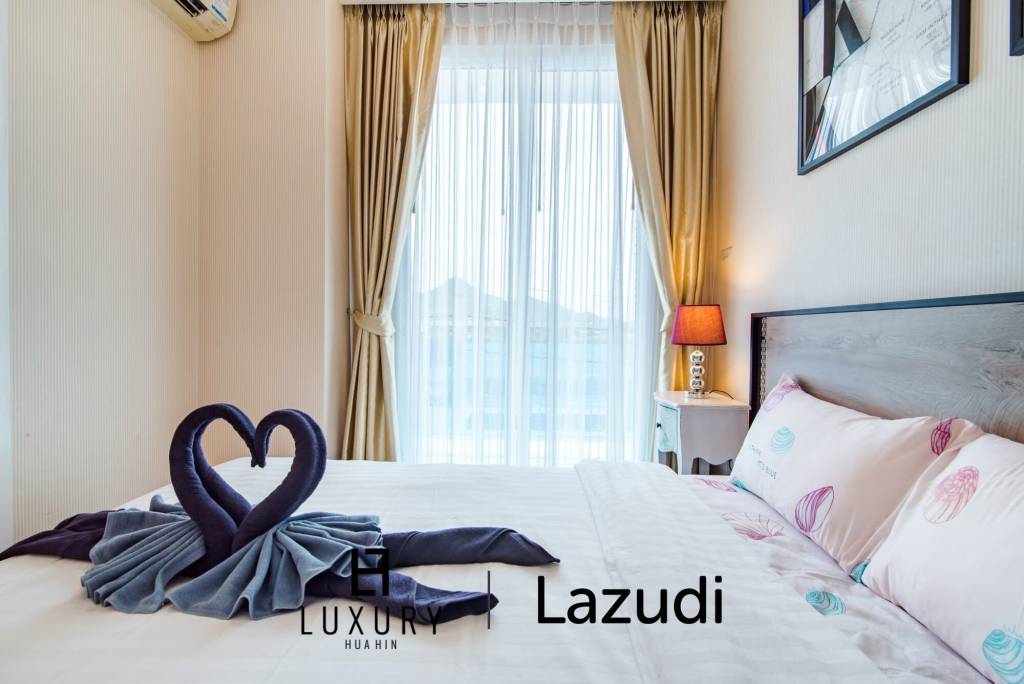 คอนโดมายรีสอร์ท 65 ตร.ม. ชั้น 3 แต่งครบ ย่านหนองแก หัวหิน