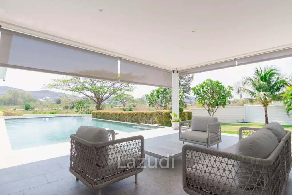 430 sqm modern pool villa with mountain views in Thap Tai Hua Hin