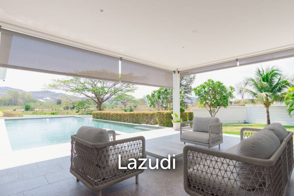 430 sqm modern pool villa with mountain views in Thap Tai Hua Hin