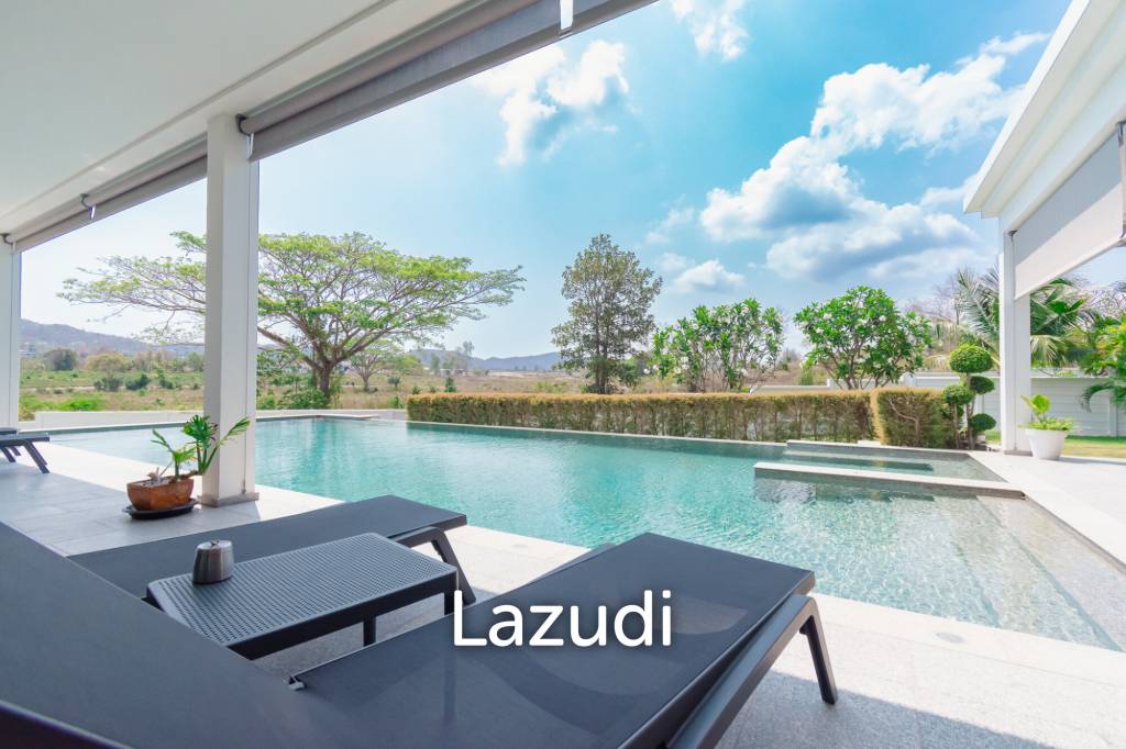 430 sqm modern pool villa with mountain views in Thap Tai Hua Hin