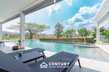 430 sqm modern pool villa with mountain views in Thap Tai Hua Hin