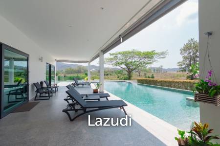 430 sqm modern pool villa with mountain views in Thap Tai Hua Hin