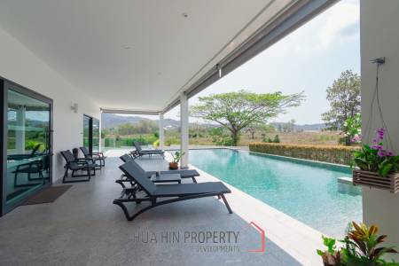 430 sqm modern pool villa with mountain views in Thap Tai Hua Hin