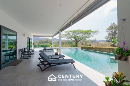 430 sqm modern pool villa with mountain views in Thap Tai Hua Hin