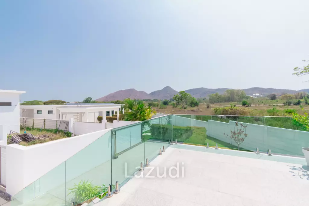 430 sqm modern pool villa with mountain views in Thap Tai Hua Hin
