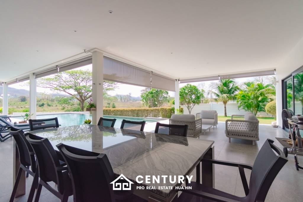 430 sqm modern pool villa with mountain views in Thap Tai Hua Hin