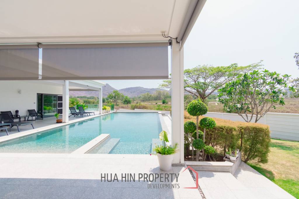 430 sqm modern pool villa with mountain views in Thap Tai Hua Hin