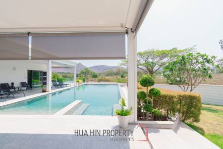430 sqm modern pool villa with mountain views in Thap Tai Hua Hin