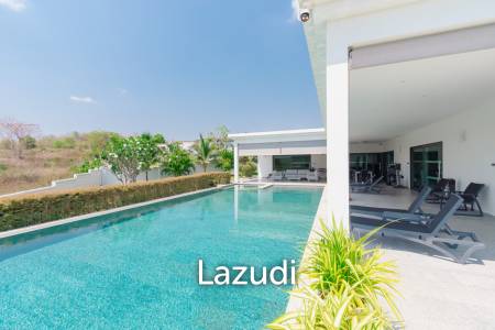 430 sqm modern pool villa with mountain views in Thap Tai Hua Hin