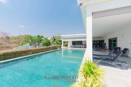 430 sqm modern pool villa with mountain views in Thap Tai Hua Hin