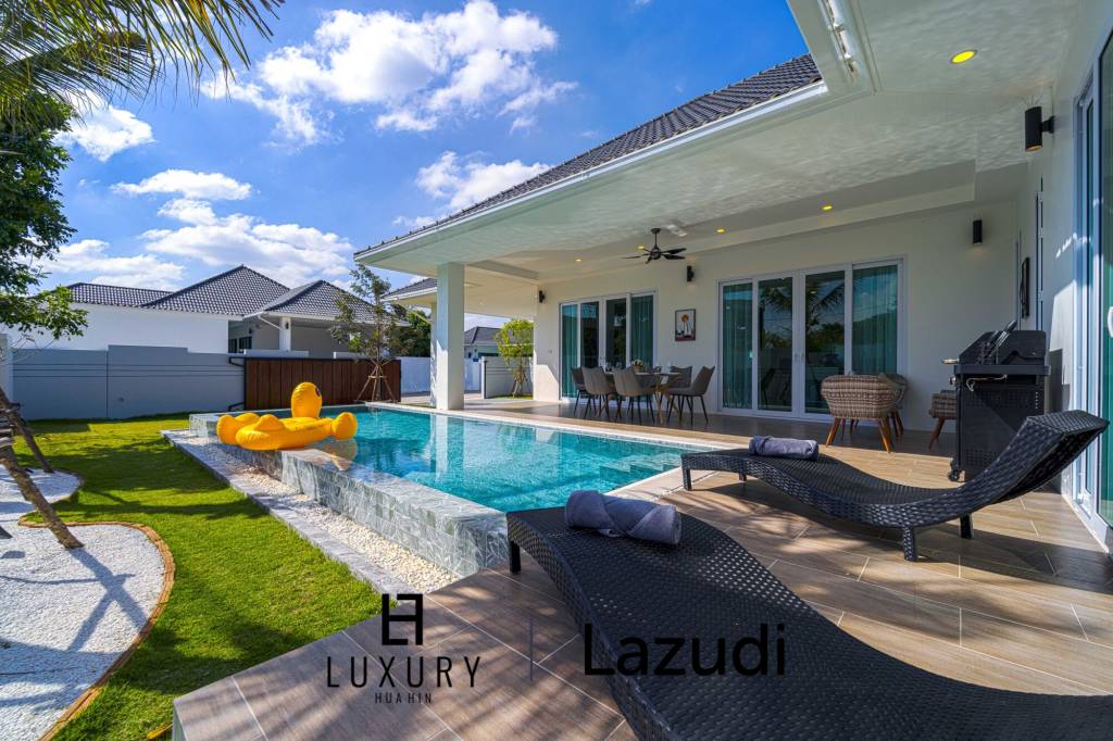 พูลวิลล่าส่วนตัว 3 ห้องนอน สไตล์โมเดิร์น (AV1)