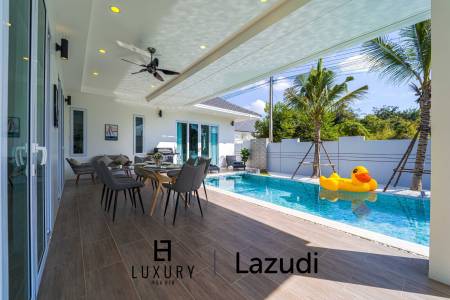 พูลวิลล่าส่วนตัว 3 ห้องนอน สไตล์โมเดิร์น (AV1)