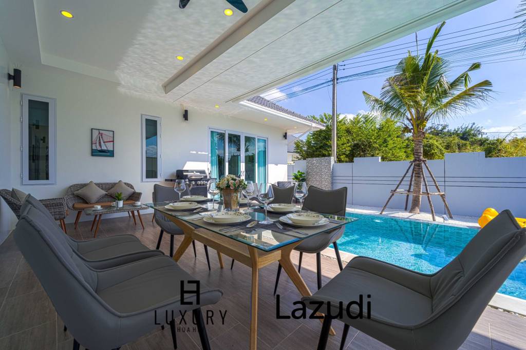 พูลวิลล่าส่วนตัว 3 ห้องนอน สไตล์โมเดิร์น (AV1)