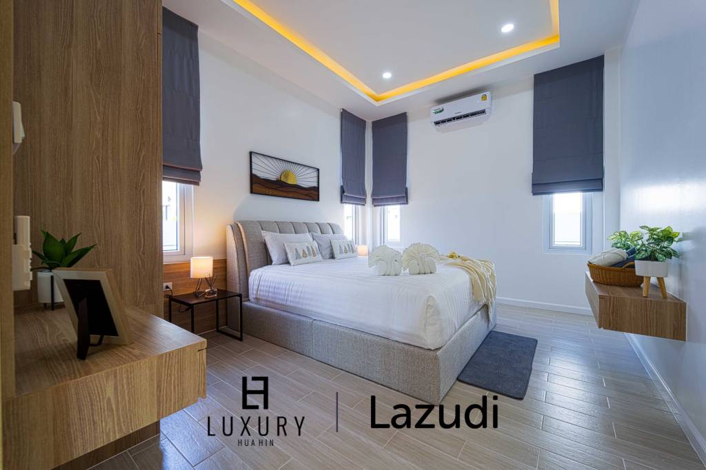 พูลวิลล่าส่วนตัว 3 ห้องนอน สไตล์โมเดิร์น (AV1)