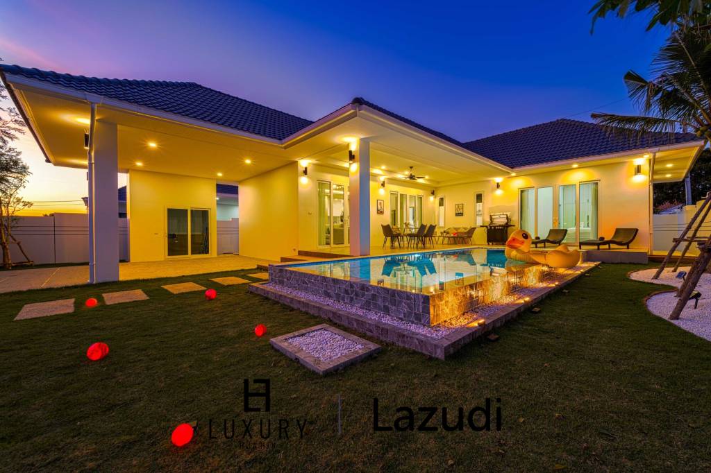 พูลวิลล่าส่วนตัว 3 ห้องนอน สไตล์โมเดิร์น (AV1)