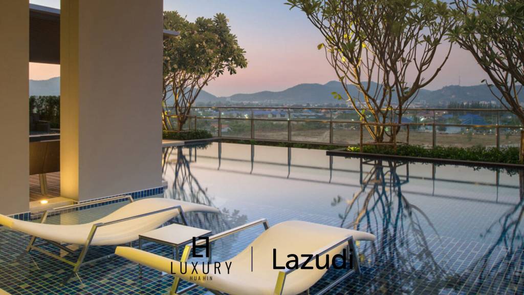 คอนโด 57 ตร.ม. ชั้น 7 วิวเมือง ทำเลหนองแก หัวหิน ใกล้ทะเล