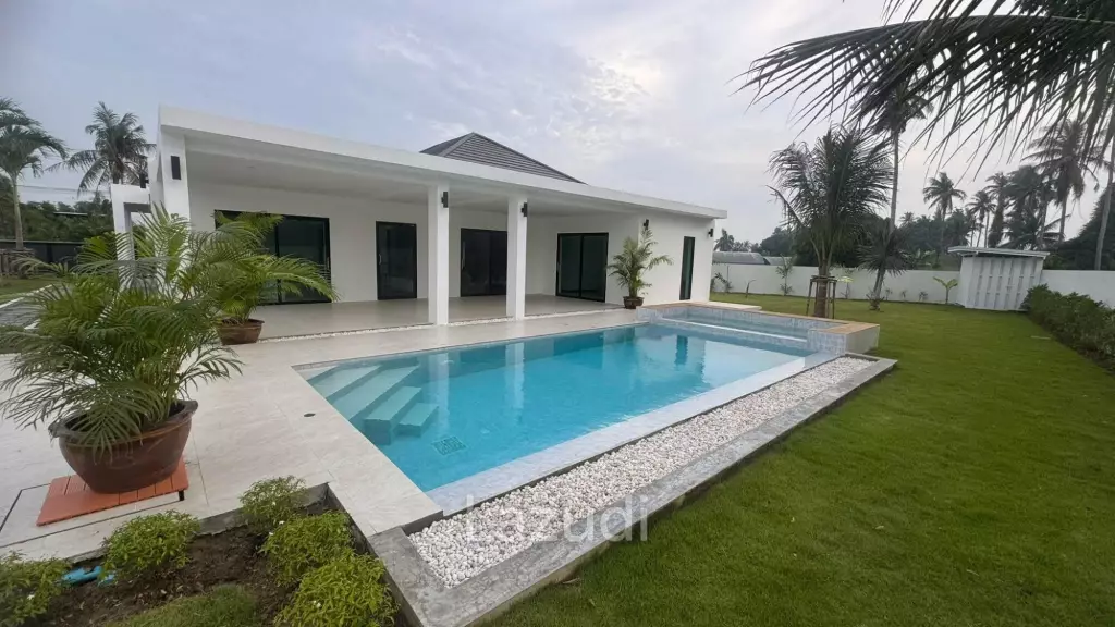 Pet (Cat) Friendly 384 sqm Modern Pool Villa  in Hin Lek Fai