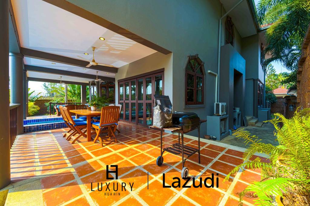 พูลวิลล่า 5 ห้องนอน สำหรับเช่าพักผ่อน – ซอยหัวหิน 116